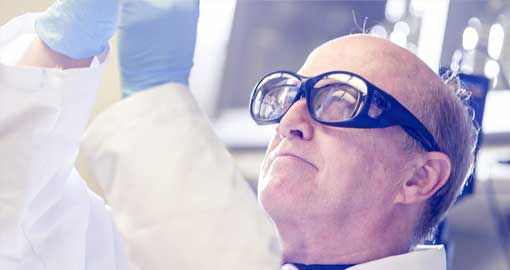 Scientist in a Corporate video shoot for Cytovance