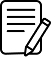Scripting and creative planning icon