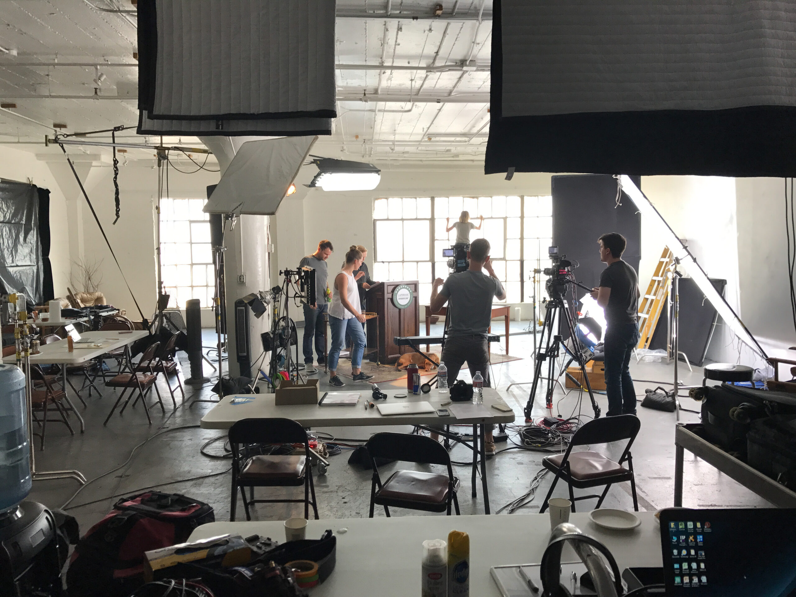 Video Production in Los Angeles Construction Office