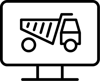 Construction video production icon