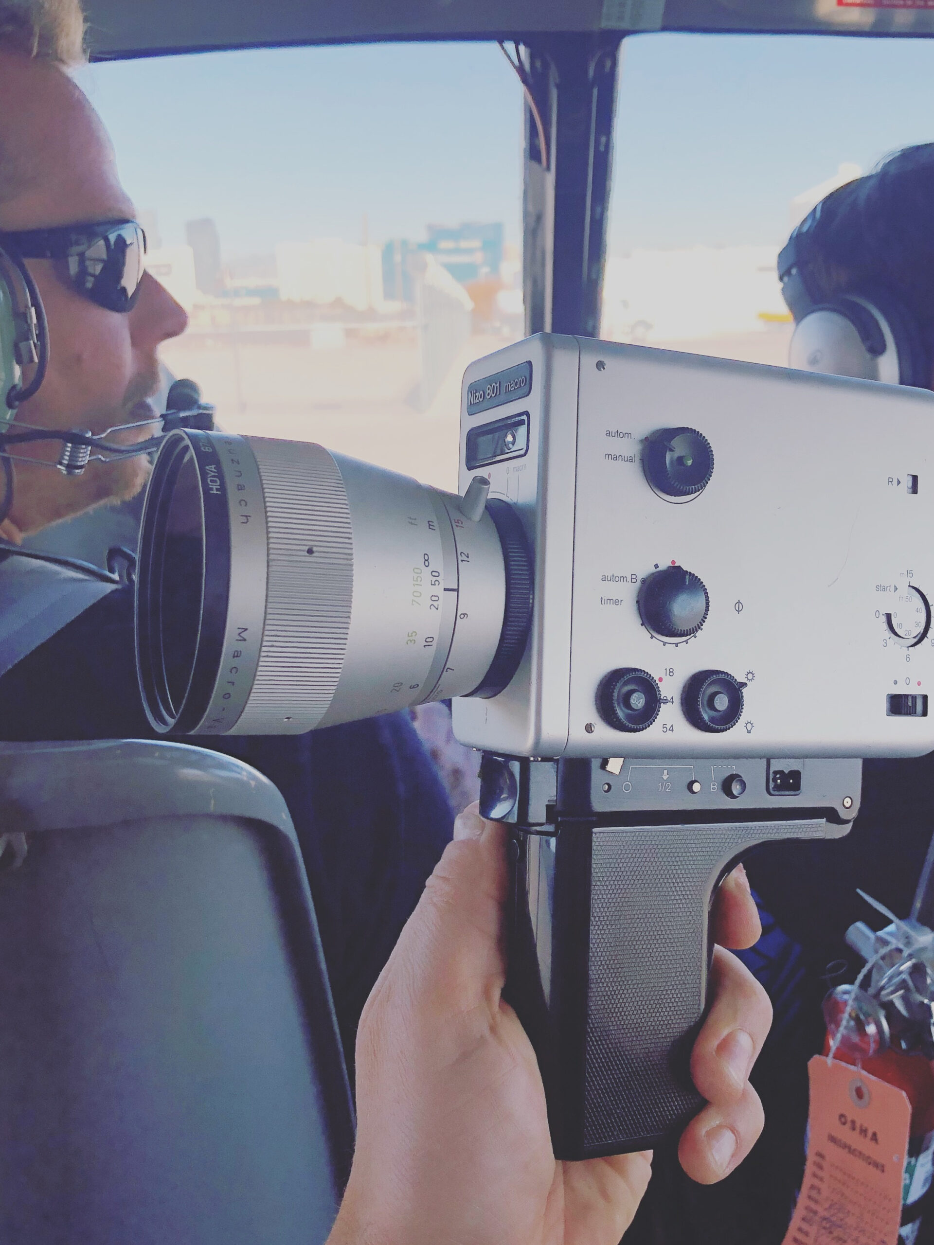 Directing a film shoot in Los Angeles