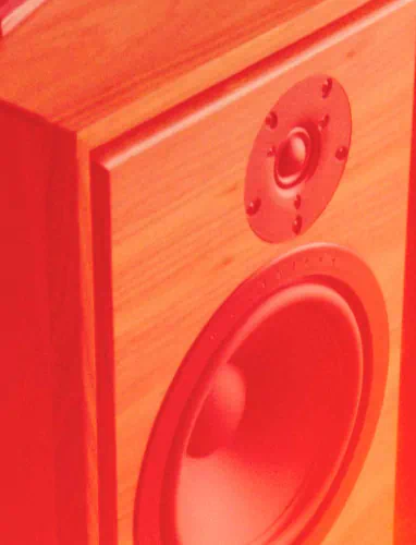 Studio speaker used in post-production sound design