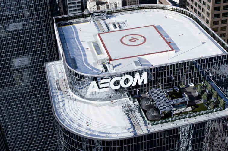 AECOM headquarters building in downtown Los Angeles