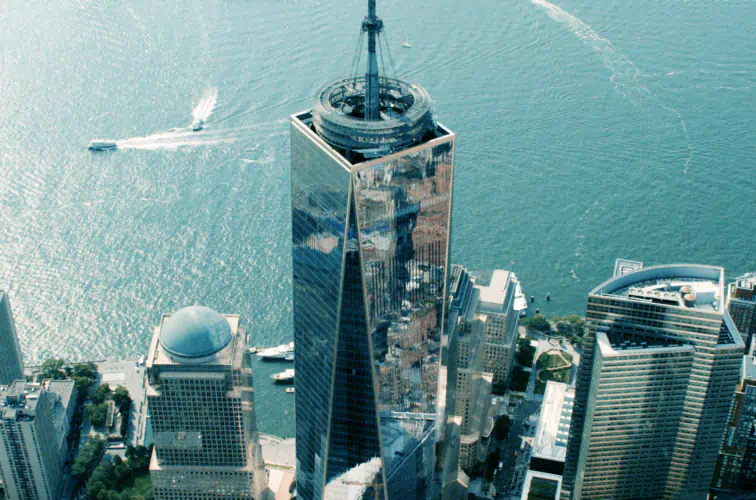The new World Trade Center building in New York